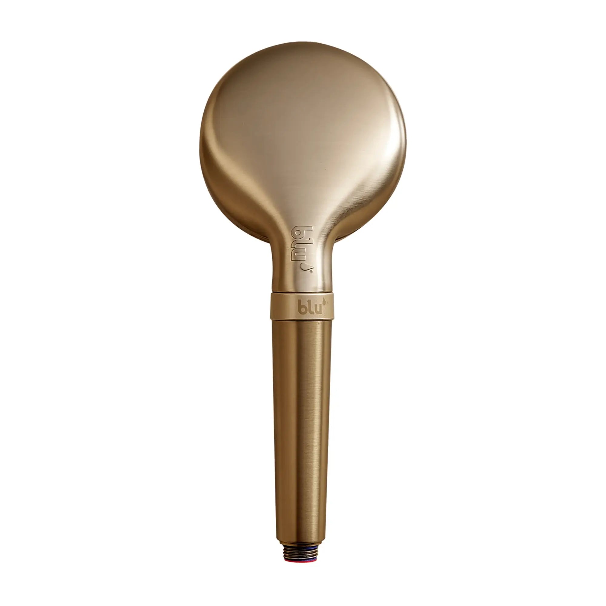 blu Ionic Shower Filter Handheld back Matte Champagne