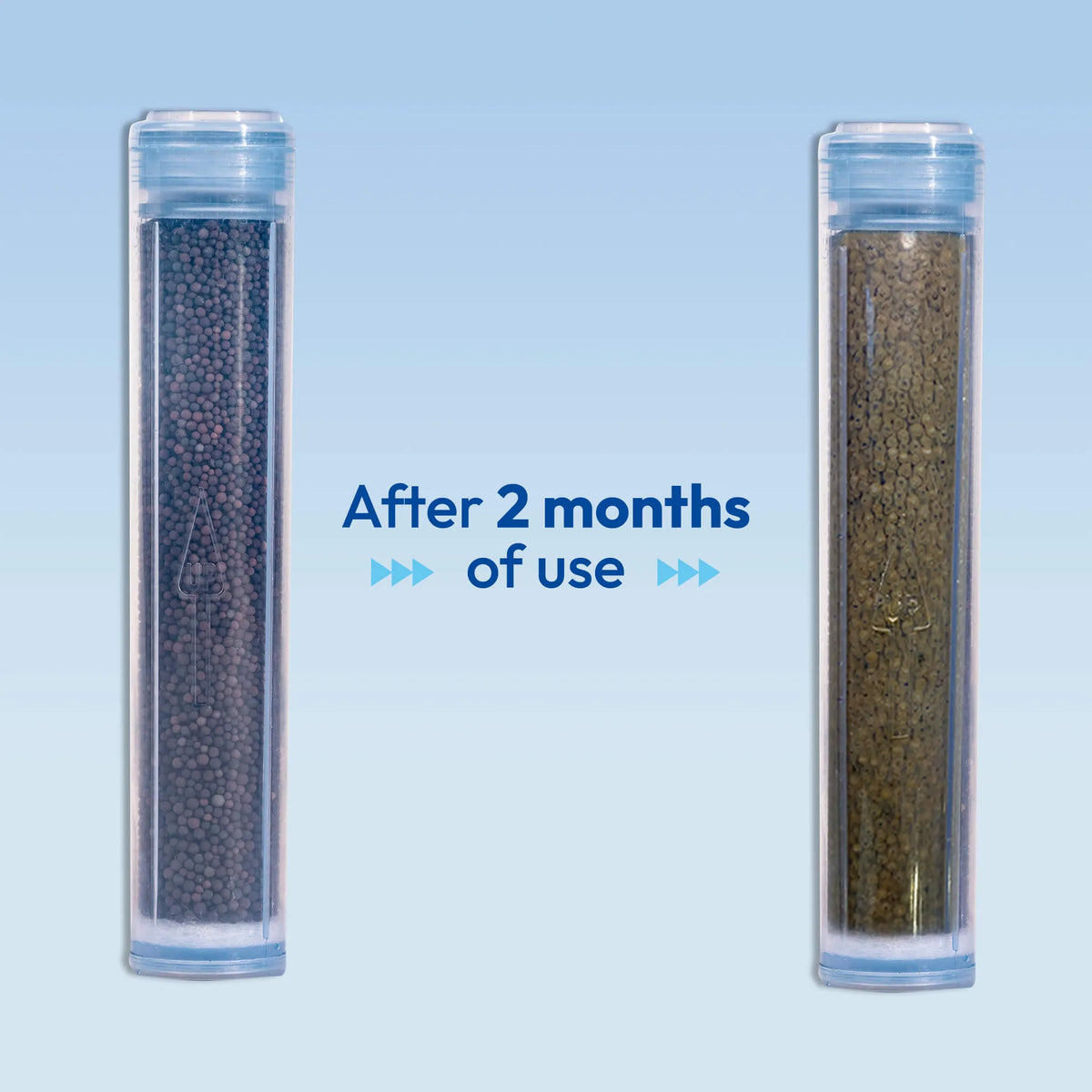 Cartridge before and after — Handheld