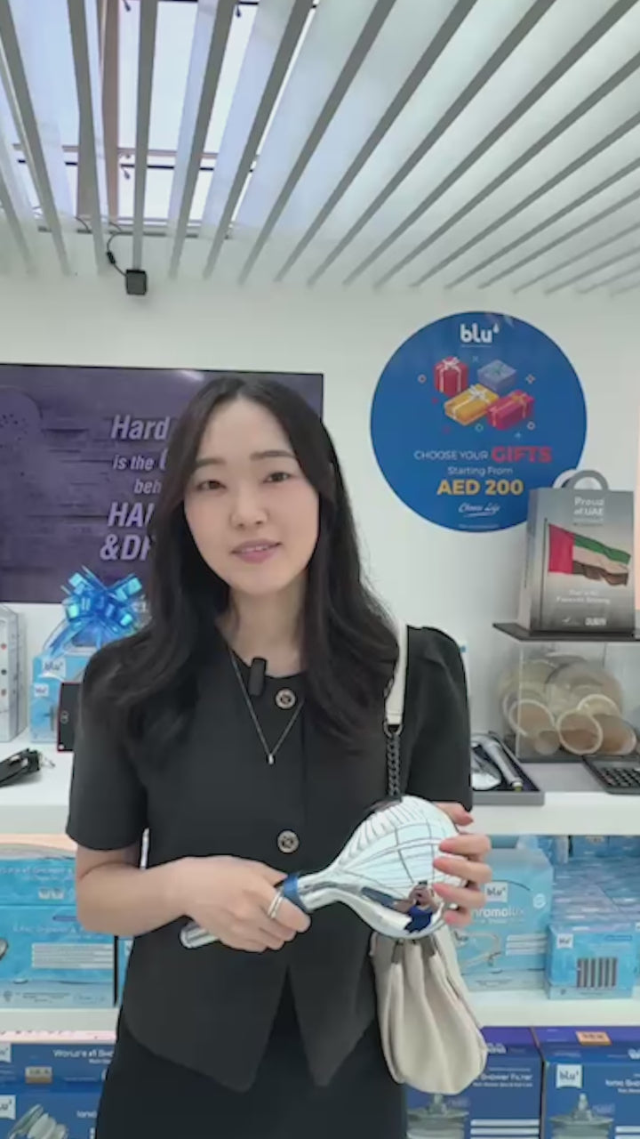 Joon from South Korea talking about the blu Ionic Shower Head & Filter