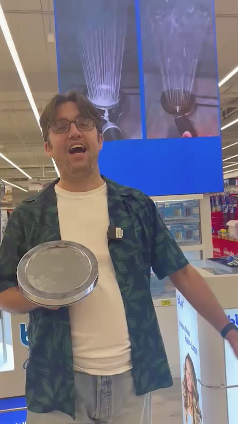 Enrique from Venezuela talking about the blu Ionic Shower Head & Filter