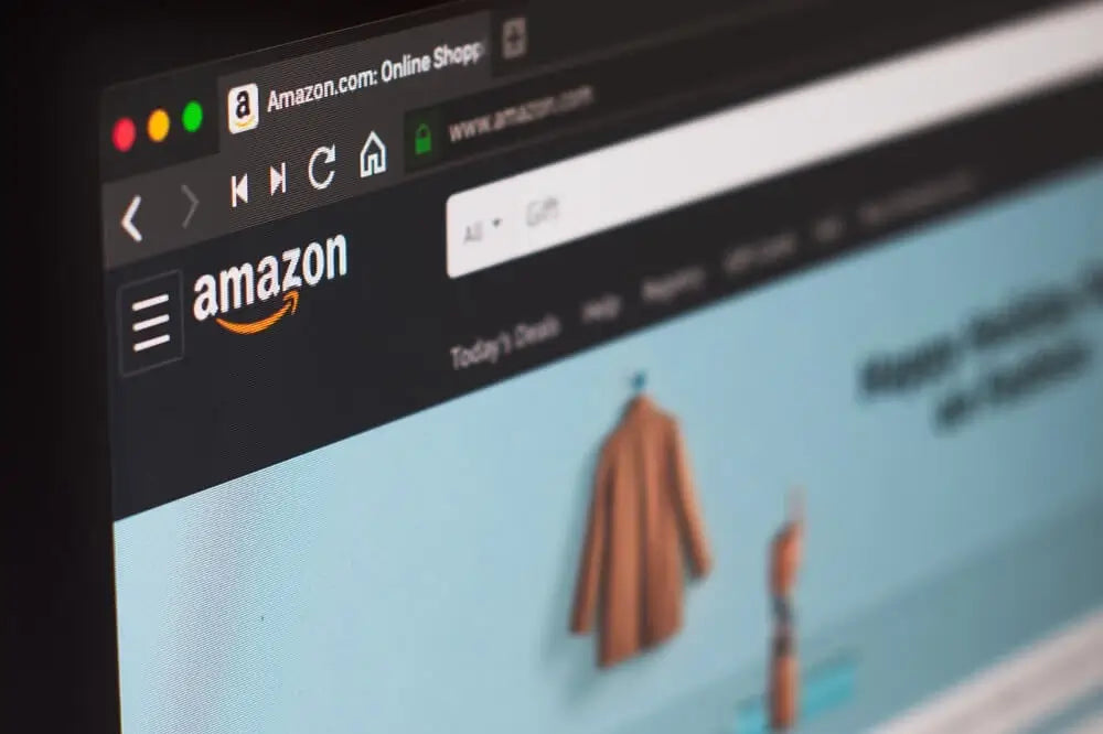 Website snippet of Amazon.com