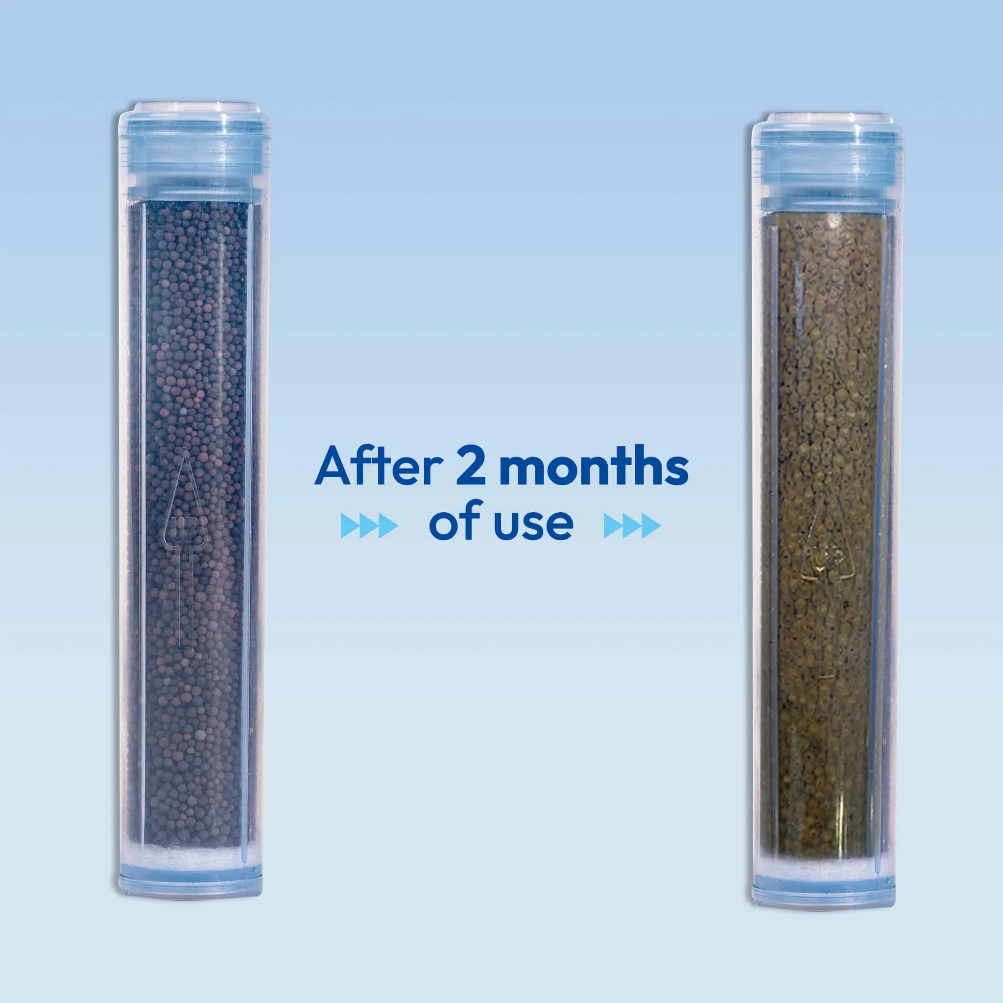 Cartridge before and after — Handheld